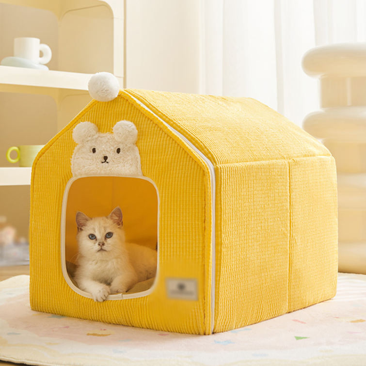 猫 ベッド あったか ドーム型 ハウス 冬用 犬 猫 ペット ベッド ドーム クッション ハウス 猫の家 ふわふわ 犬小屋 ドーム型 ベッド ハウ