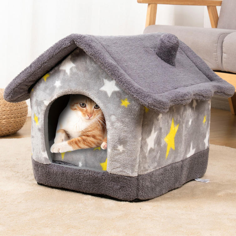 ペットベッド 犬 猫 ドーム型 ペットハウス 2way ペットソファー ドーム型ベッド 涼感マット ペットクッション マット 猫用 犬用ハウス