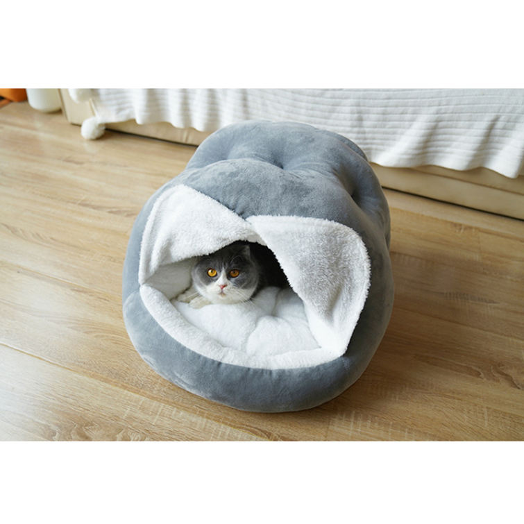 猫ハウス ペットハウス 犬 猫 ベッド 冬 おしゃれ ペットベッド ドーム型 暖かい 小型犬 うさぎ 小動物 ふわふわ 室内用 キャットハウス