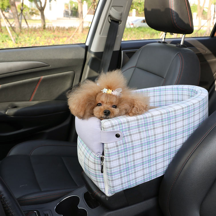 ペット用ドライブボックス ドライブベッド 車用 小型犬 中型犬 猫用 キャリーバッグ ペット用ドライブシート おでかけ用品 お手入れ簡単