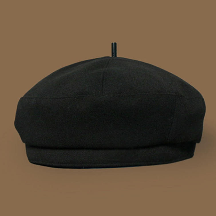 長年愛され続けてきた シンプルで定番デザインの大きめメンズベレー帽。ベレー帽 メンズ ベレー 帽子 秋 冬 春 ウール フェルト 大きめ