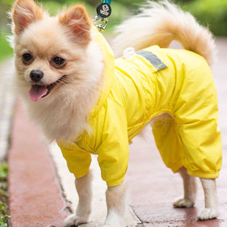 犬 レインコート 犬用レインコート ペットレインコート ポンチョ 防水 リード穴あり 着脱簡単 通気 軽量 汚れ防止 可愛い ドッグ レイン