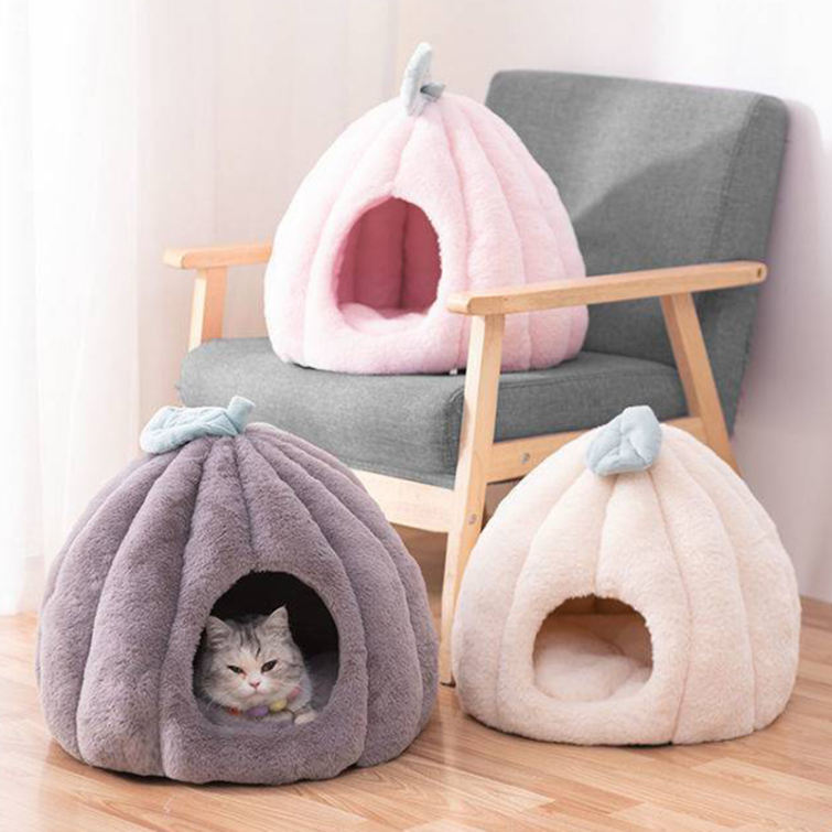 猫 犬 ベッド ドーム型 キャットハウス ペット用ベッド ペットベッド 冬 おしゃれ かわいい 暖かい 猫グッズ 犬グッズ ペット用品 もこも