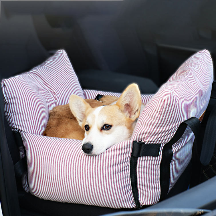 ペット用 ドライブボックス ドライブベッド 犬 猫 小型犬用 お出かけ 車用ペットシート 座席シート 車載 ベッド カー用品 洗濯可 飛び出