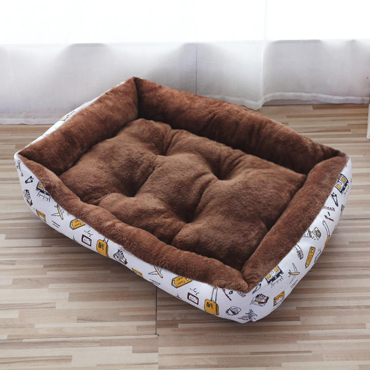 犬 猫 ベッド ペットベッド ペットソファー ペットクッション 枕付き クッション性が 高反発 柔らか ふわふわ もこもこ 寒さ対策 高齢犬