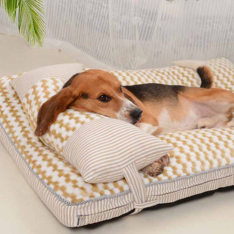 犬ベッド 犬用品 ペットベッド 枕付き クッション ペット用ベッド 猫犬用 小型犬 中型犬 大型犬 ペット用品 ペットグッズ あったか ペッ