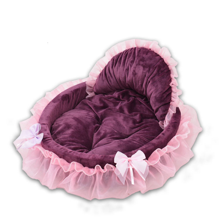 可愛い！ペット 犬 猫 マット 枕・クッション ペットベット ペットソファ 犬のベッド 猫のベッド ドッグハウス 犬用ベッド フリルベッド