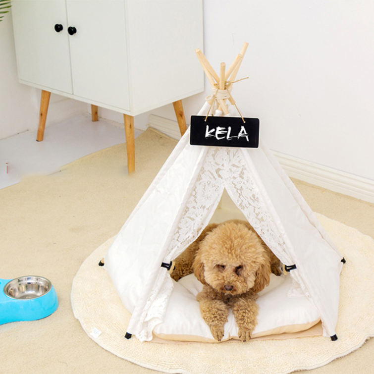 猫 ベッド 犬 ベッド オールシーズン 夏 犬 猫 テント ベッドペッド ドーム型 通気性いい ハウス 組み立て式 ペットテント 小さい 子猫